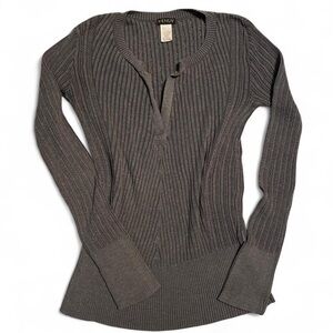 VENUS Charcoal Knit Top